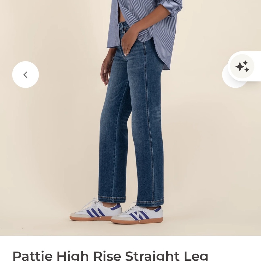 Kut from the Kloth Women's Dark Blue Flare Jeans